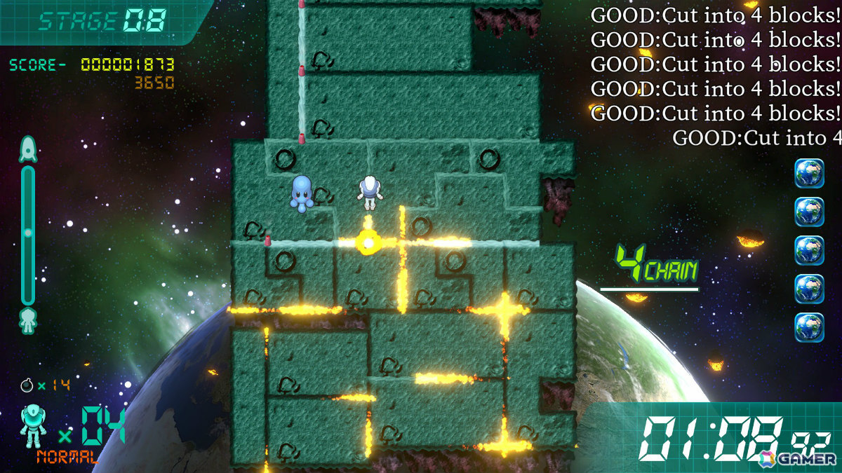 地球に迫る巨大隕石を爆破・解体する爽快アクション「アースセイバー」Steam版が配信！30％オフのローンチセールもの画像