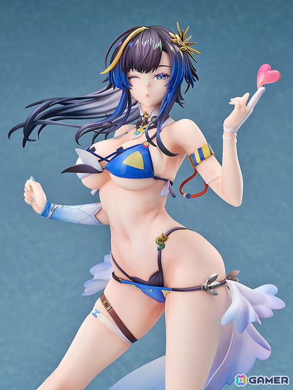 「スノウブレイク：禁域降臨」カーシアが夏雰囲気の着せ替え「倦姿のひと波」でスケールフィギュアとなって登場！の画像
