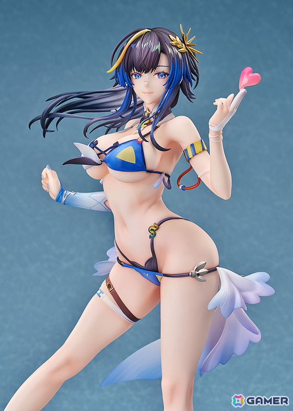 「スノウブレイク：禁域降臨」カーシアが夏雰囲気の着せ替え「倦姿のひと波」でスケールフィギュアとなって登場！の画像