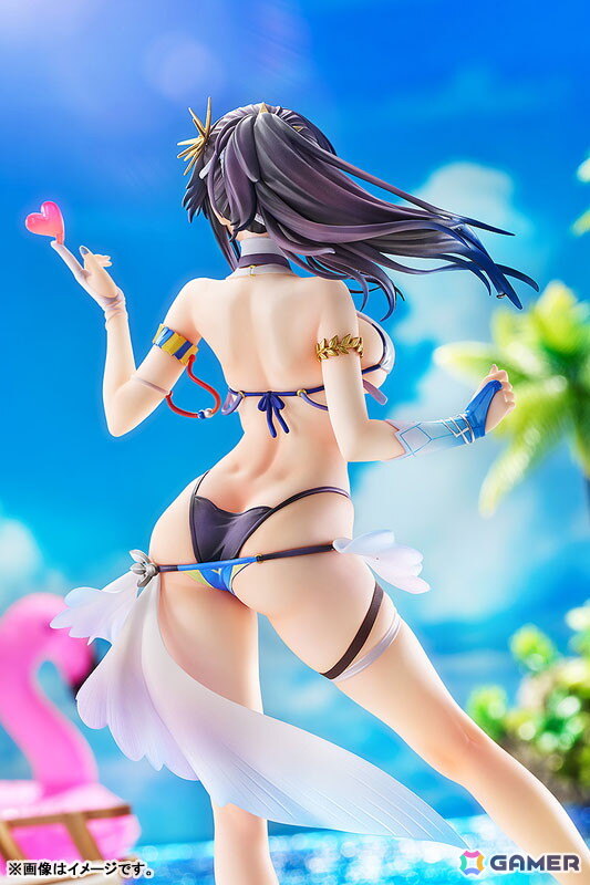 「スノウブレイク：禁域降臨」カーシアが夏雰囲気の着せ替え「倦姿のひと波」でスケールフィギュアとなって登場！の画像