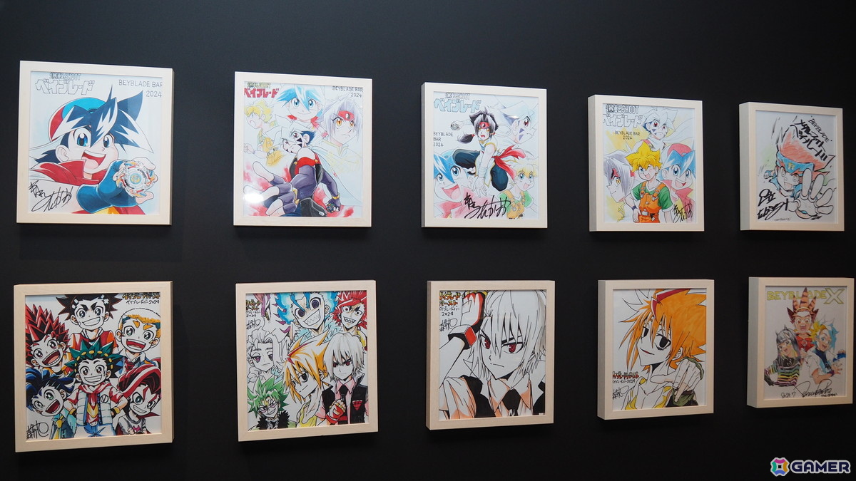 「ベイブレード」コンセプトバー常設店「BEYBLADE BAR TOKYO」内覧会レポート！歴代のシリーズを楽しめる展示やメニューに加え、フリーバトルコーナーもの画像