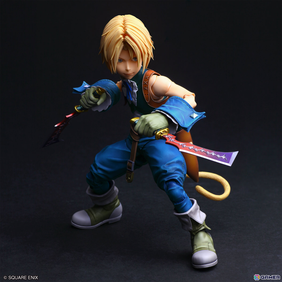 「FFIX」のジタンが「PLAY ARTS真」シリーズに登場！広い可動域＆豊富な付属パーツで劇中のさまざまな場面を再現可能の画像
