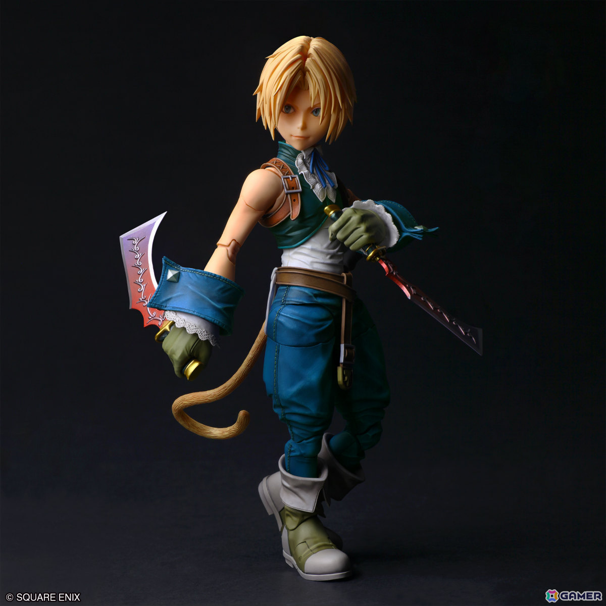 「FFIX」のジタンが「PLAY ARTS真」シリーズに登場！広い可動域＆豊富な付属パーツで劇中のさまざまな場面を再現可能の画像
