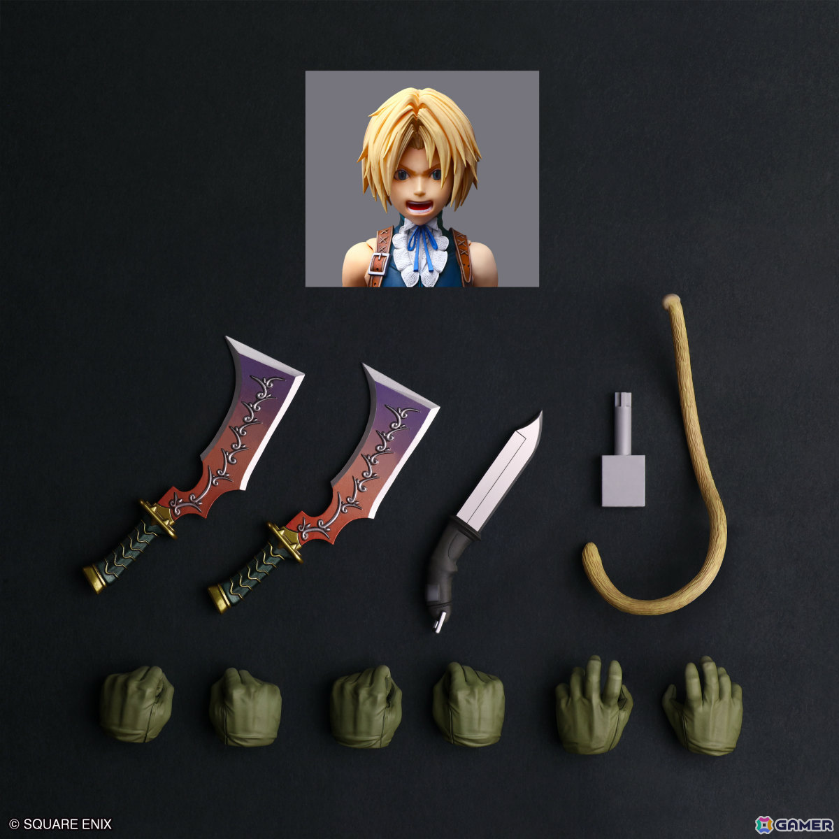 FFIX」のジタンが「PLAY ARTS真」シリーズに登場！広い可動域＆豊富な