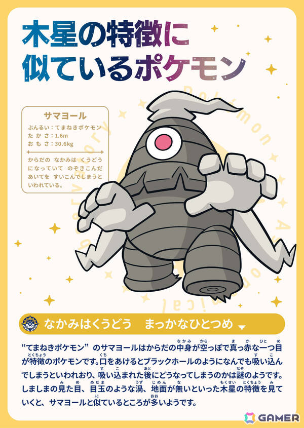 ポケモンと宇宙の謎に迫る巡回企画展「ポケモン天文台」が11月より全国で順次開催！国立天文台初の試みの画像4