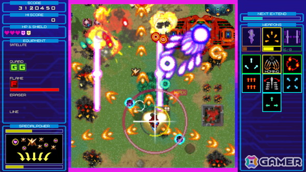 Switch版「ランダマックス」が2025年8月28日に発売！ランダムに支給される武装を駆使して戦うローグライトSTGの画像12