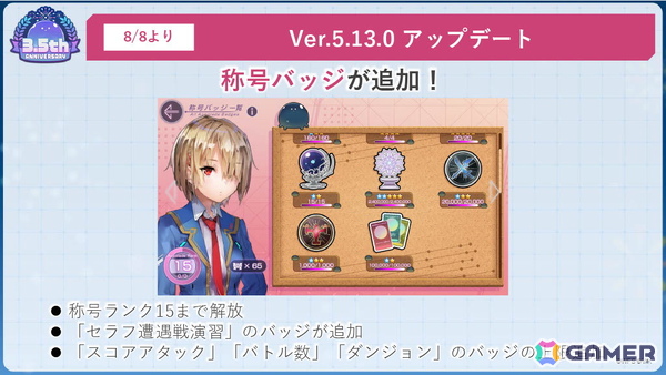 「ヘブンバーンズレッド」3.5周年生放送レポート――待望のスキップ機能実装や「パワプロ」コラボなどのゲーム新情報やShe is Legendライブと盛りだくさんすぎたの画像77