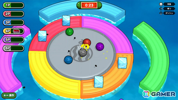 パーティーゲーム「たたいて！まわって！スイカパーティ」が配信！タネ飛ばしやスイカ割りなどスイカをテーマにした遊びを多数収録の画像