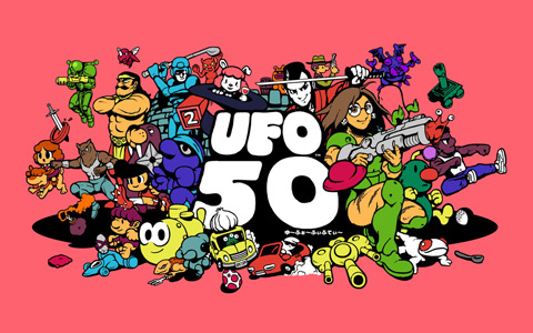 多彩なジャンルのレトロな新感覚ゲームを50本収録した「UFO 50」がSwitch/Steamで2025年内に発売！