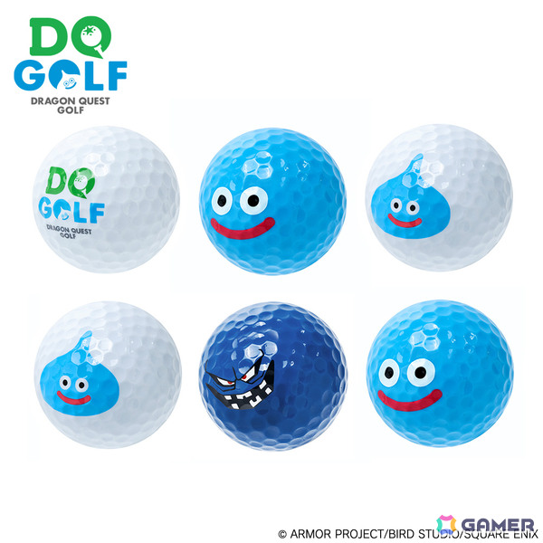 「ドラゴンクエスト」シリーズのゴルフ用品ブランド「DRAGON QUEST GOLF」よりスライムデザインのゴルフボールやヘッドカバー、キャリーバッグなどが登場!の画像