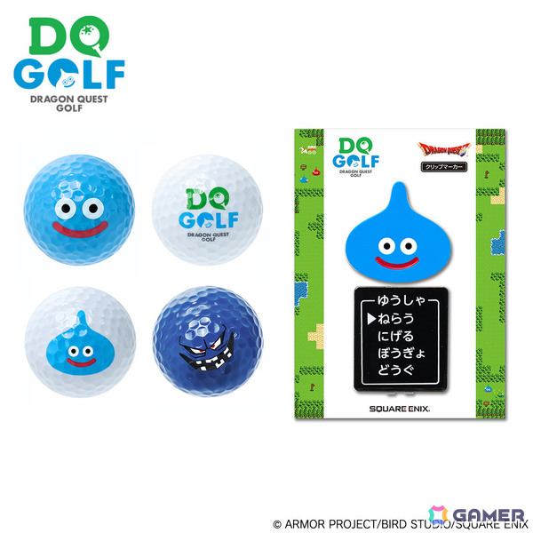 「ドラゴンクエスト」シリーズのゴルフ用品ブランド「DRAGON QUEST GOLF」よりスライムデザインのゴルフボールやヘッドカバー、キャリーバッグなどが登場!の画像