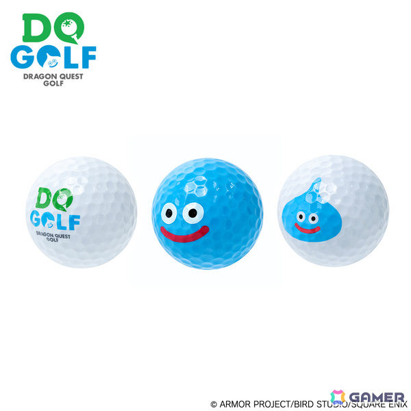 「ドラゴンクエスト」シリーズのゴルフ用品ブランド「DRAGON QUEST GOLF」よりスライムデザインのゴルフボールやヘッドカバー、キャリーバッグなどが登場!の画像