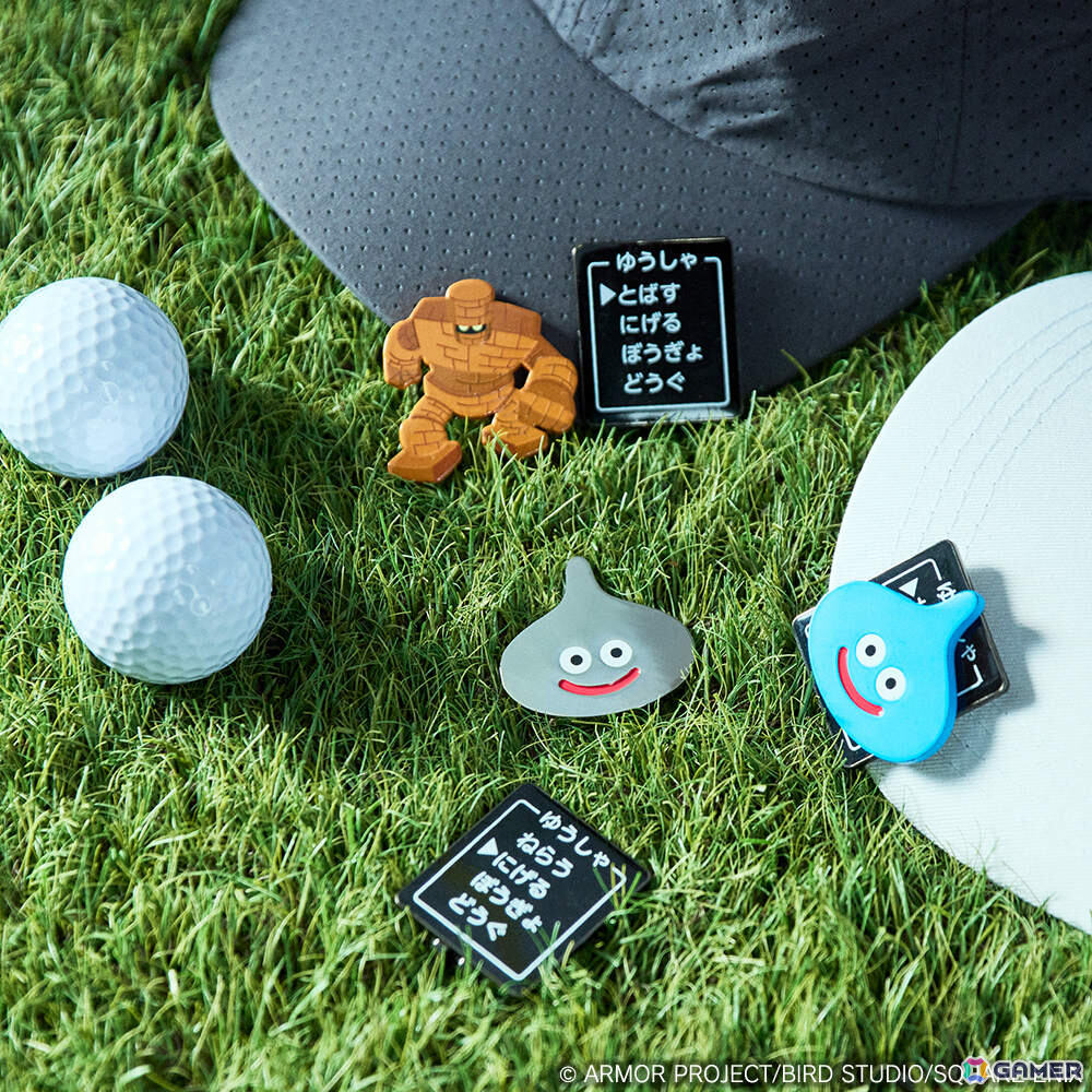 「ドラゴンクエスト」シリーズのゴルフ用品ブランド「DRAGON QUEST GOLF」よりスライムデザインのゴルフボールやヘッドカバー、キャリーバッグなどが登場!の画像