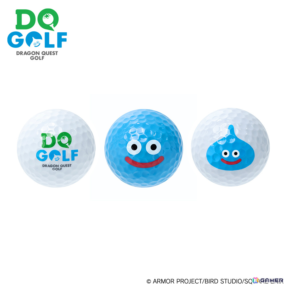 「ドラゴンクエスト」シリーズのゴルフ用品ブランド「DRAGON QUEST GOLF」よりスライムデザインのゴルフボールやヘッドカバー、キャリーバッグなどが登場!の画像