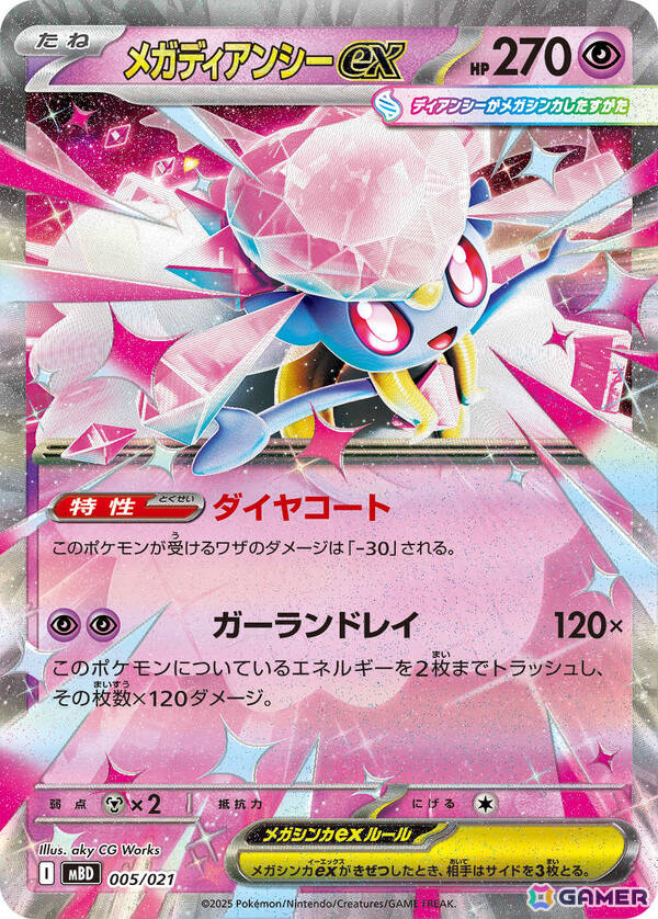 「ポケモンカードゲームMEGA」よりメガゲンガーex、メガディアンシーexの「スターターセットMEGA」が9月5日に発売！の画像12