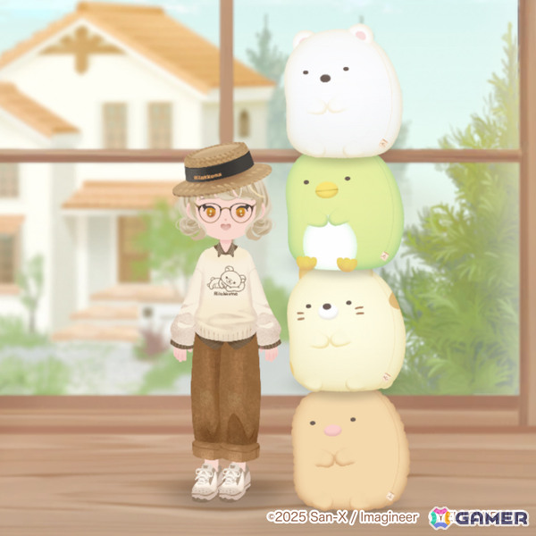 癒しの着せ替えコミュニケーションゲーム「ただいま～リラックマとすみっコとわたし～」が配信！の画像2