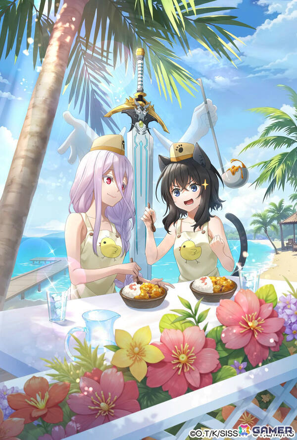 「蜘蛛ですが、なにか? 迷宮の支配者」×アニメ「転生したら剣でした」のコラボが開催!フランと白の描き下ろしイラストがリンクカードに登場の画像