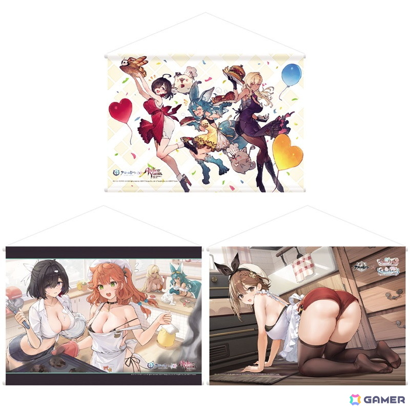 「アズレン」×「ユミアのアトリエ」「ライザのアトリエ2」「ライザのアトリエ3」コラボのイラストグッズ第1弾が販売開始！の画像