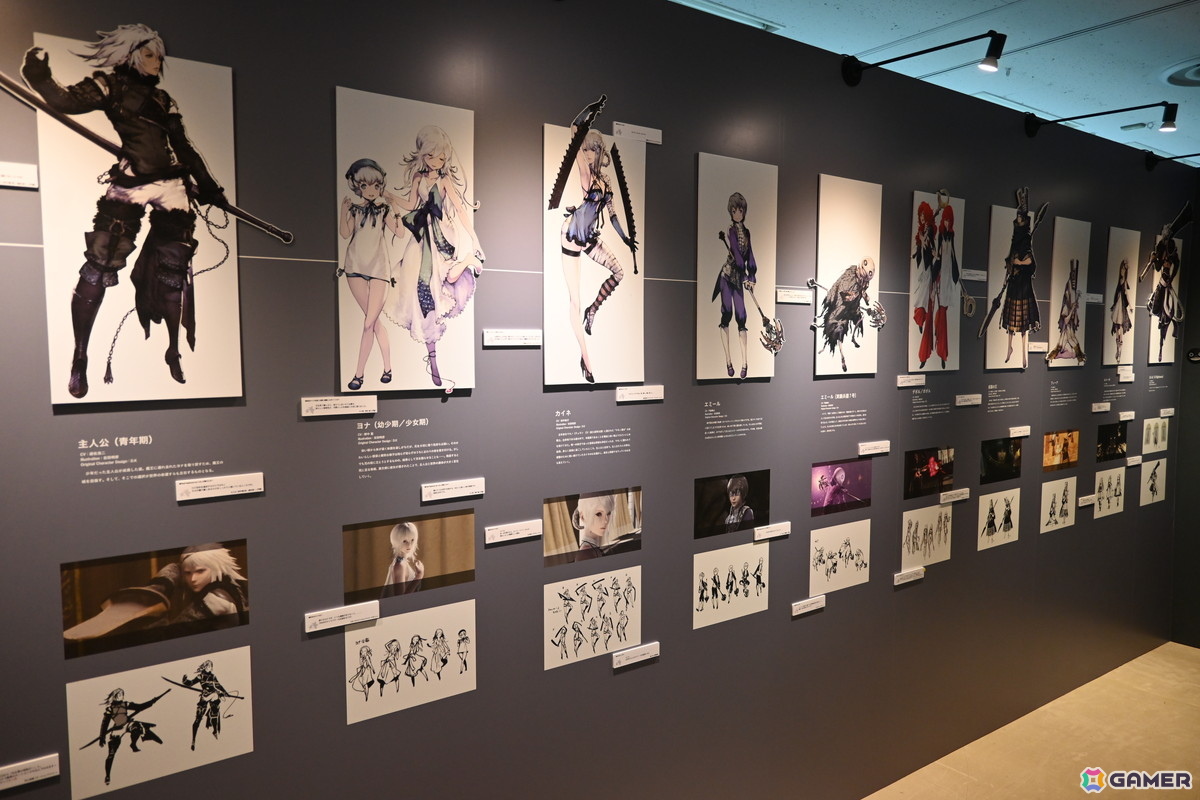 【ネタバレ注意】「NieR」シリーズファン必見の展示会をレポート！初期ゲーム企画書や等身大“ママ”など見どころ満載の画像