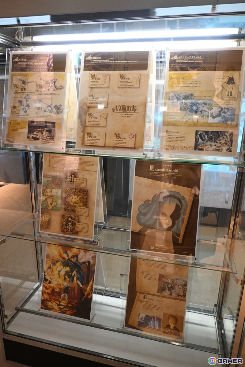 【ネタバレ注意】「NieR」シリーズファン必見の展示会をレポート！初期ゲーム企画書や等身大“ママ”など見どころ満載の画像