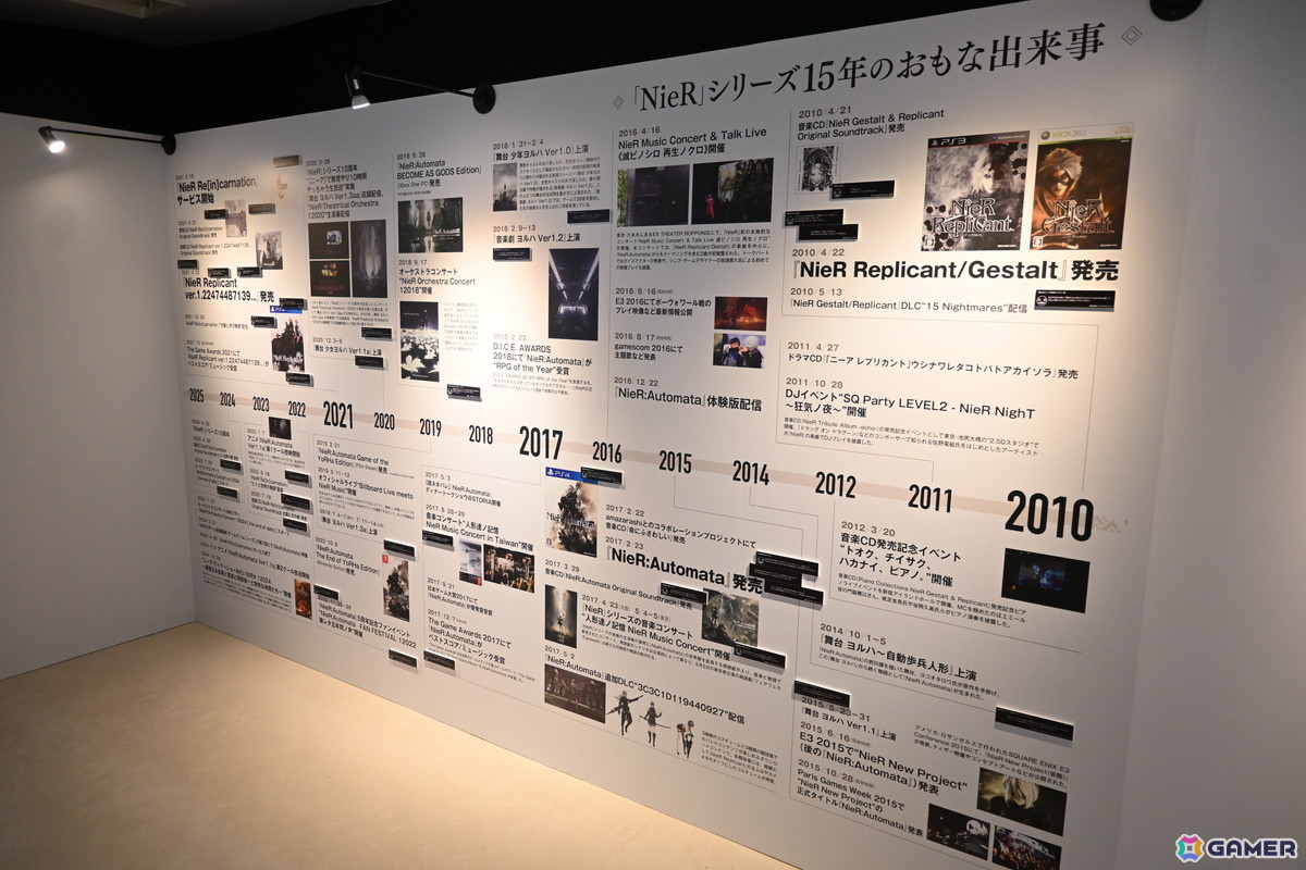 【ネタバレ注意】「NieR」シリーズファン必見の展示会をレポート！初期ゲーム企画書や等身大“ママ”など見どころ満載の画像