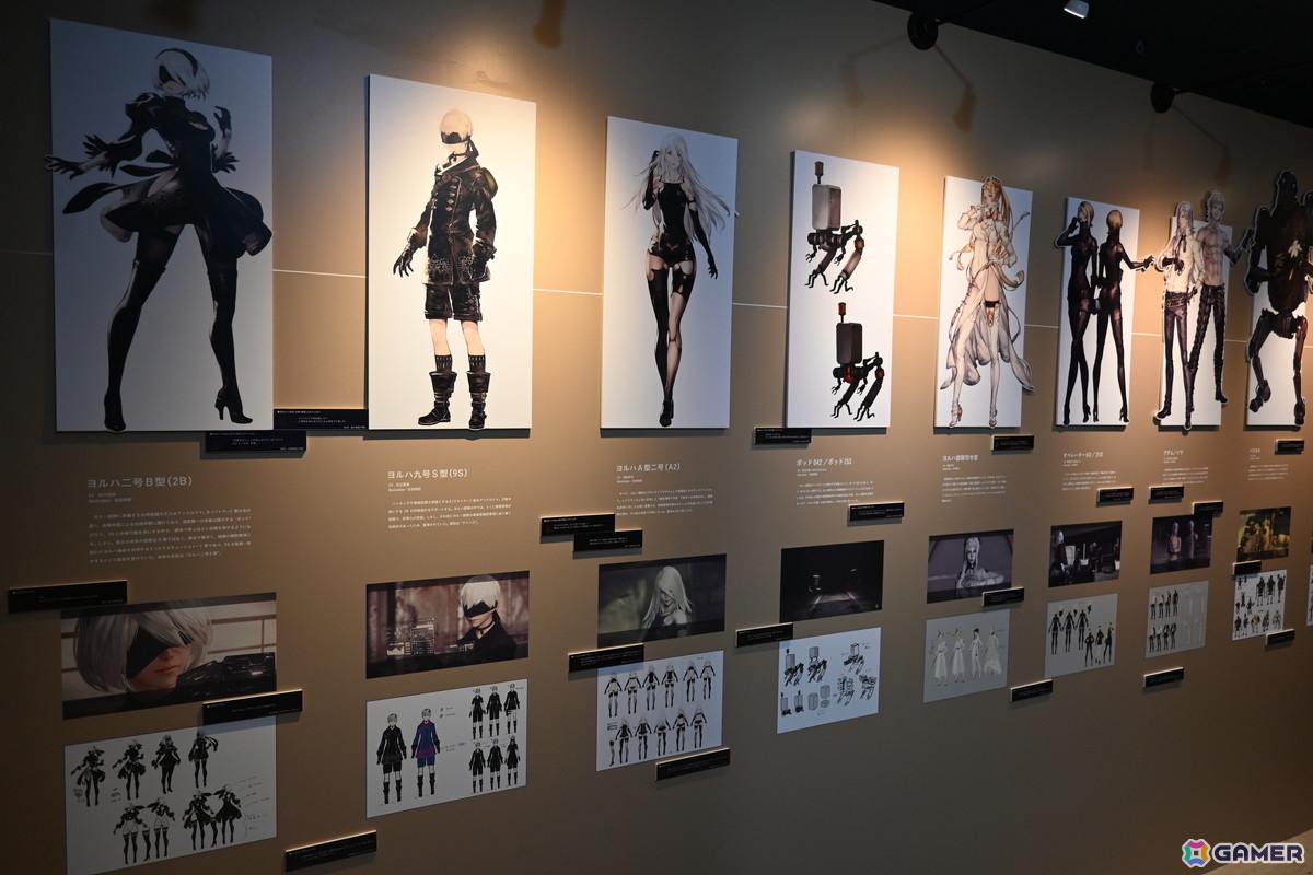 【ネタバレ注意】「NieR」シリーズファン必見の展示会をレポート！初期ゲーム企画書や等身大“ママ”など見どころ満載の画像