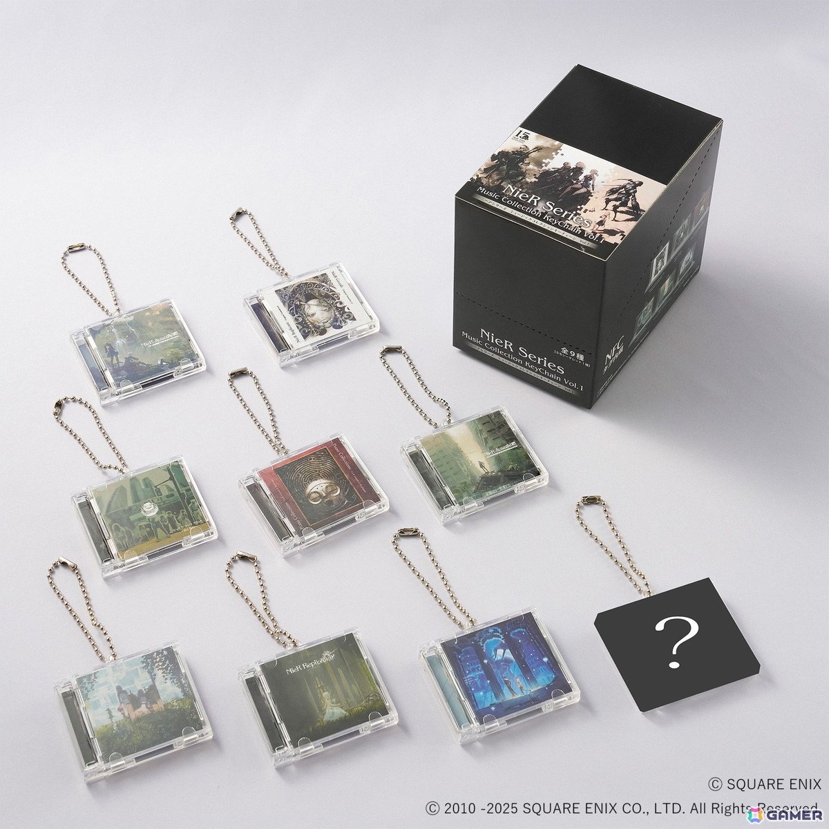 ニーアシリーズ ミュージックコレクションキーチェーン Vol.1 3点セット NieR ニーア ミュージックコレクションキーチェーン Vol.1 3点