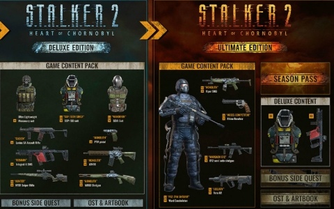 「S.T.A.L.K.E.R. 2: Heart of Chornobyl」デラックス武器＆スーツパックやシーズンパスなどの要素を追加するアップグレードパックが配信中