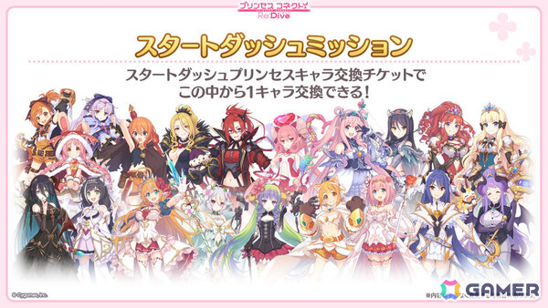 「プリコネR」最大26キャラの★3を仲間にできるスタートダッシュミッションが8月15日より開催！最大100連分のガチャチケットがもらえるカムバックミッションもの画像4
