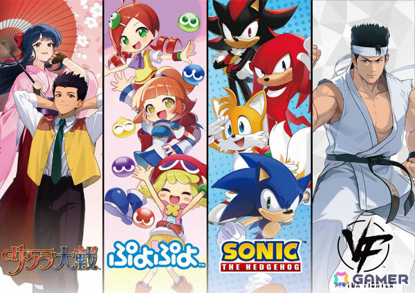 アニメイト大阪・関西万博店にセガのポップアップスペースが8月15日より展開！「ソニック」「ぷよぷよ」「バーチャファイター」「サクラ大戦」の描き起こしグッズを販売の画像1