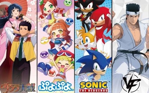 アニメイト大阪・関西万博店にセガのポップアップスペースが8月15日より展開！「ソニック」「ぷよぷよ」「バーチャファイター」「サクラ大戦」の描き起こしグッズを販売