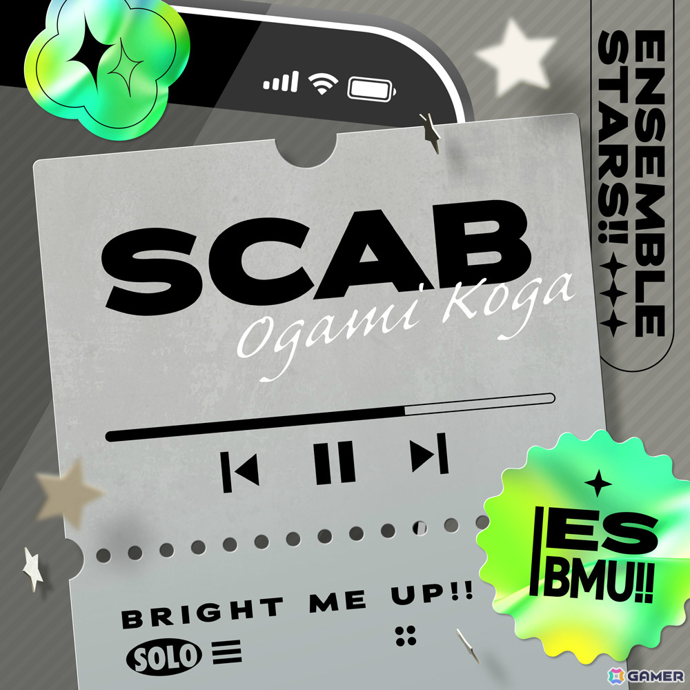 「あんスタ！！」大神晃牙の「SCAB」がフルサイズ配信！ファンへ向けた感謝の気持ちをストレートに乗せた楽曲の画像