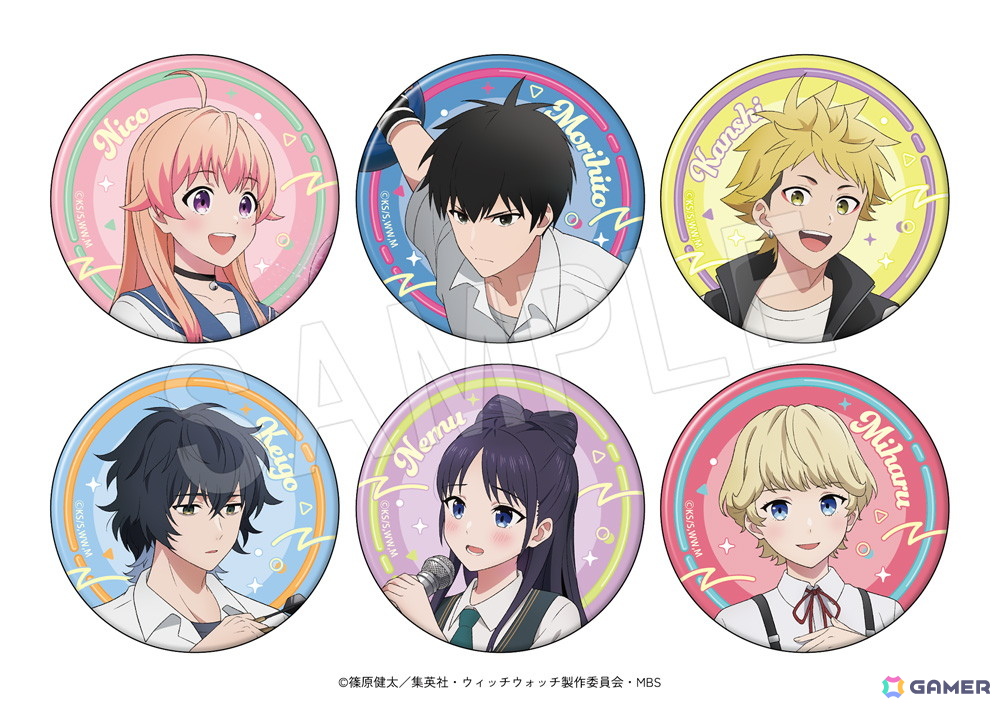 TVアニメ「ウィッチウォッチ」と「ROUND1」のコラボキャンペーンが開催!ボウリングなどを楽しむニコたち6人の新作グッズが登場の画像
