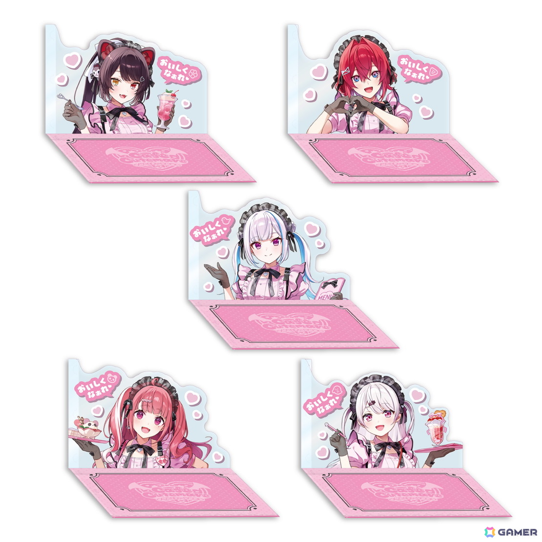 にじさんじより「Cafe Cutemare」グッズが8月23日11時からにじストア&POPUPストアにて販売!の画像