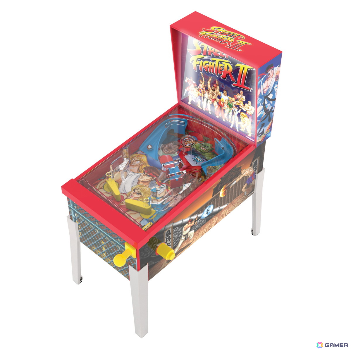 「ストリートファイターII」「ソニック」「パックマン」自宅でゲームセンター気分を味わえるミニピンボールやエアホッケーなどが10月下旬より販売!の画像