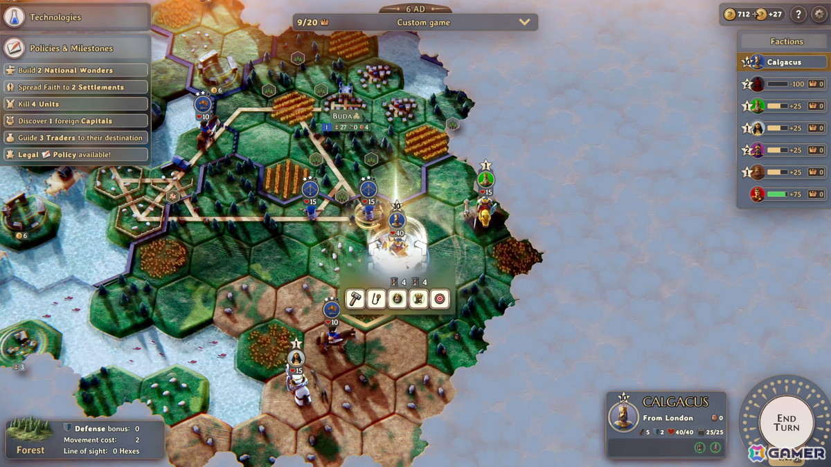 短時間で遊びやすいストラテジーゲーム「Yield! Fall of Rome」の1.0バージョンがSteamで配信！ローンチ記念で50％OFFにの画像10