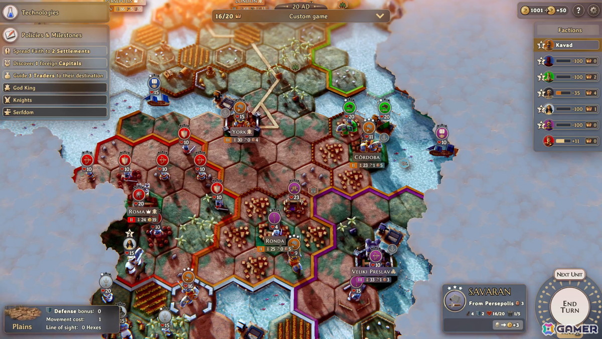 短時間で遊びやすいストラテジーゲーム「Yield! Fall of Rome」の1.0バージョンがSteamで配信！ローンチ記念で50％OFFにの画像3