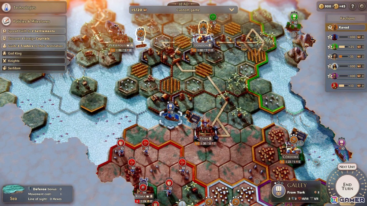 短時間で遊びやすいストラテジーゲーム「Yield! Fall of Rome」の1.0バージョンがSteamで配信！ローンチ記念で50％OFFにの画像9