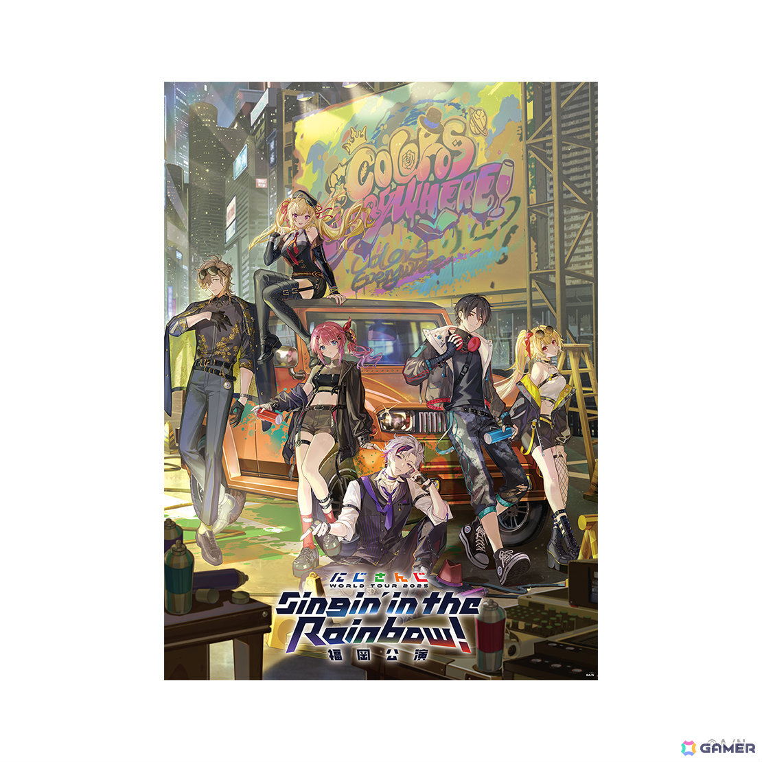 「にじさんじ WORLD TOUR 2025 Singin' in the Rainbow！」福岡公演グッズが8月13日18時より販売開始！の画像