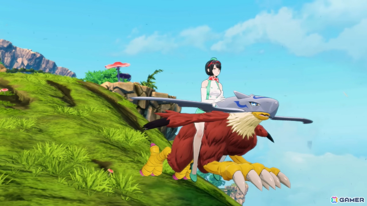 「デジモンストーリー タイムストレンジャー」デジモンに乗ってデジタルワールドを駆け巡る「デジライド」の映像が公開！の画像3