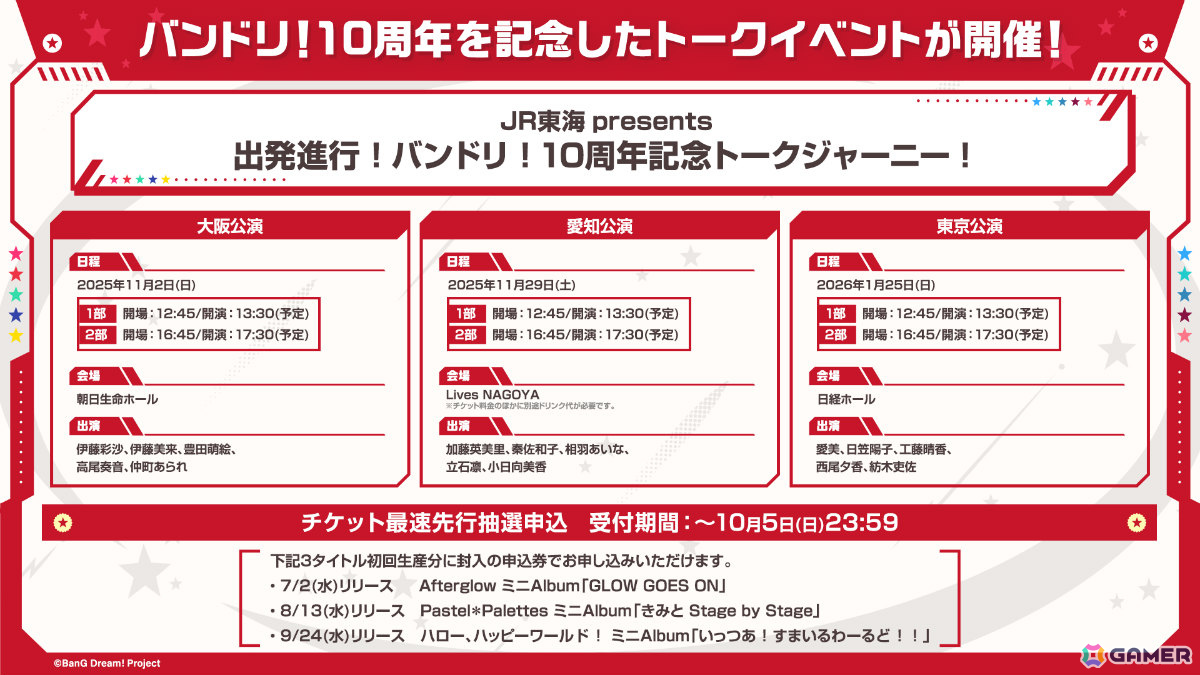 「バンドリ！」パスパレのミニアルバム「きみと Stage by Stage」が本日リリース！Blu-ray付生産限定盤にはスペシャルイベント「Together!!」を収録の画像