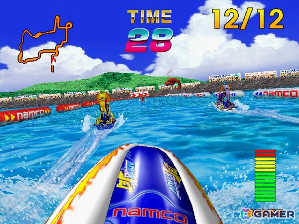 水上バイクで疾走するマリンスポーツゲーム「アクアジェット」が「アーケードアーカイブス/アーケードアーカイブス2」として8月14日に配信!の画像
