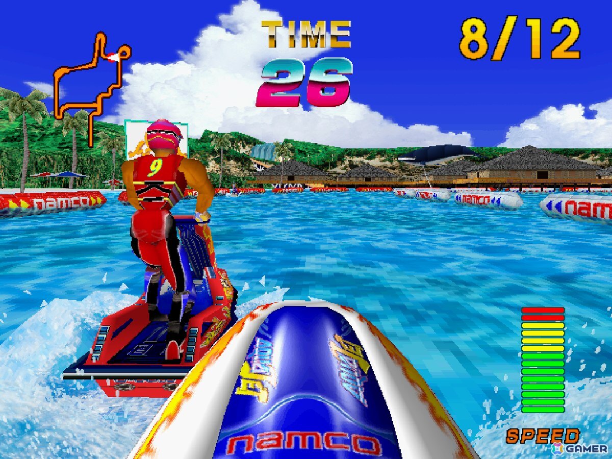 水上バイクで疾走するマリンスポーツゲーム「アクアジェット」が「アーケードアーカイブス/アーケードアーカイブス2」として8月14日に配信！の画像5
