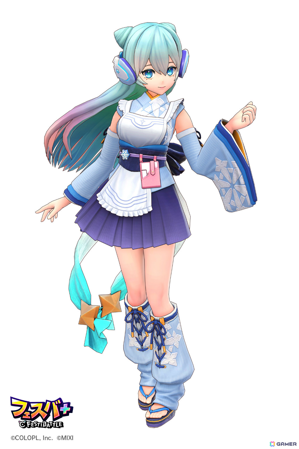 「フェスバ+」夏夜にピッタリなウェアのネオ（CV：水瀬いのり）がガチャに登場！イベント「星咲く夜空の下で、君と一緒に。」も開催の画像