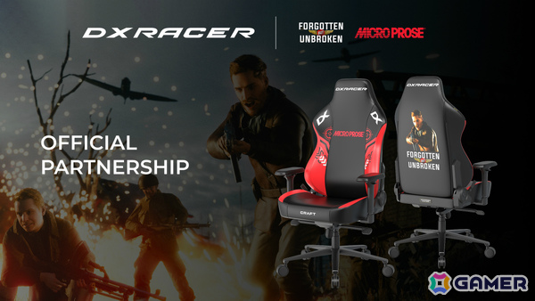 DXRacer、gamescom 2025で「Forgotten but Unbroken」デザインの限定ゲーミングチェアを展示の画像1