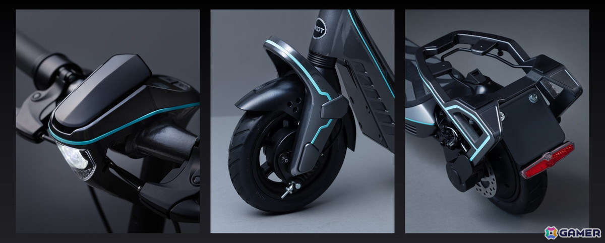 AVIOTが設計・開発、河森正治氏がデザインを担当する共同プロジェクト「AVIOT Ridepiece Project」の第一弾となる電動キックボードが一般販売開始!の画像