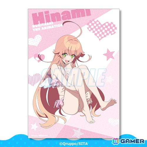 アニメ「ぬきたし THE ANIMATION」のオンラインくじが8月21日より販売！水着がテーマの描き下ろしイラストを使用したグッズがラインナップの画像4
