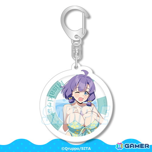 アニメ「ぬきたし THE ANIMATION」のオンラインくじが8月21日より販売！水着がテーマの描き下ろしイラストを使用したグッズがラインナップの画像7
