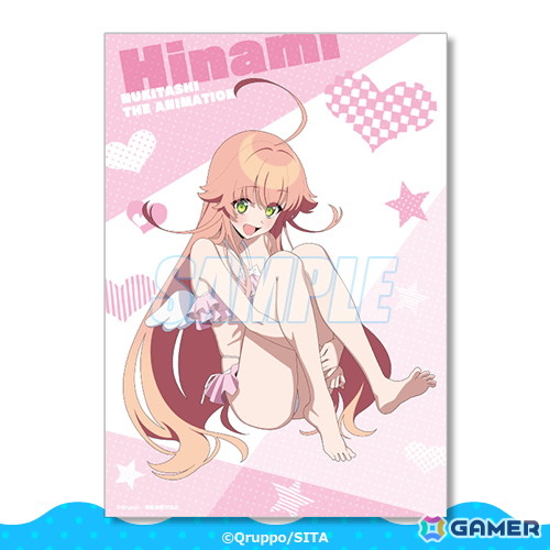 アニメ「ぬきたし THE ANIMATION」のオンラインくじが8月21日より販売!水着がテーマの描き下ろしイラストを使用したグッズがラインナップの画像