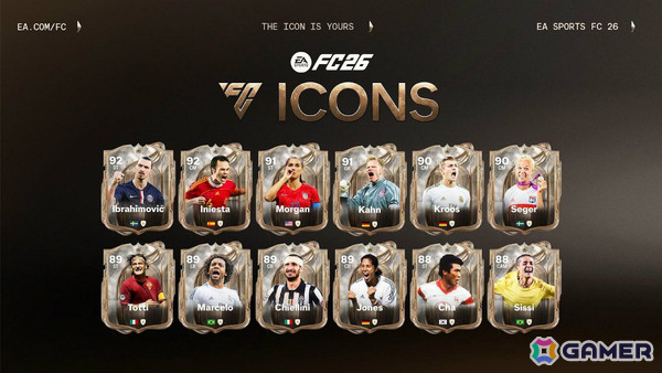 「EA SPORTS FC 26」新規アイコン選手が発表！ズラタン・イブラヒモヴィッチ選手、アレックス・モーガン選手らレジェンドが登場の画像1
